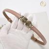 Leather Camellia Thin Belt Decoration With Skirt Waist No Punching Suit Small Belt