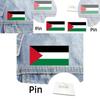 Wholesale Customized Palestinian Flag Acrylic Geometric Brooch Pin