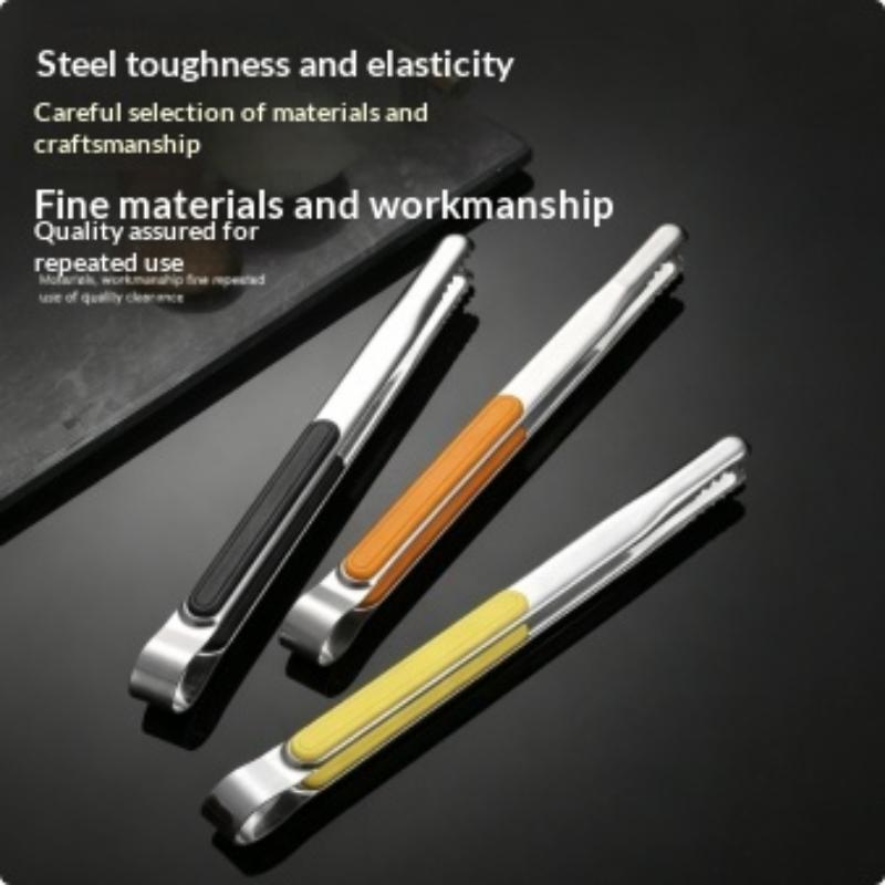 Stainless Steel Barbecue Clip Non-Slip Thickened Simplicity Portable Clip Multifunction Buffet Steak Food Clip Bbq Tools