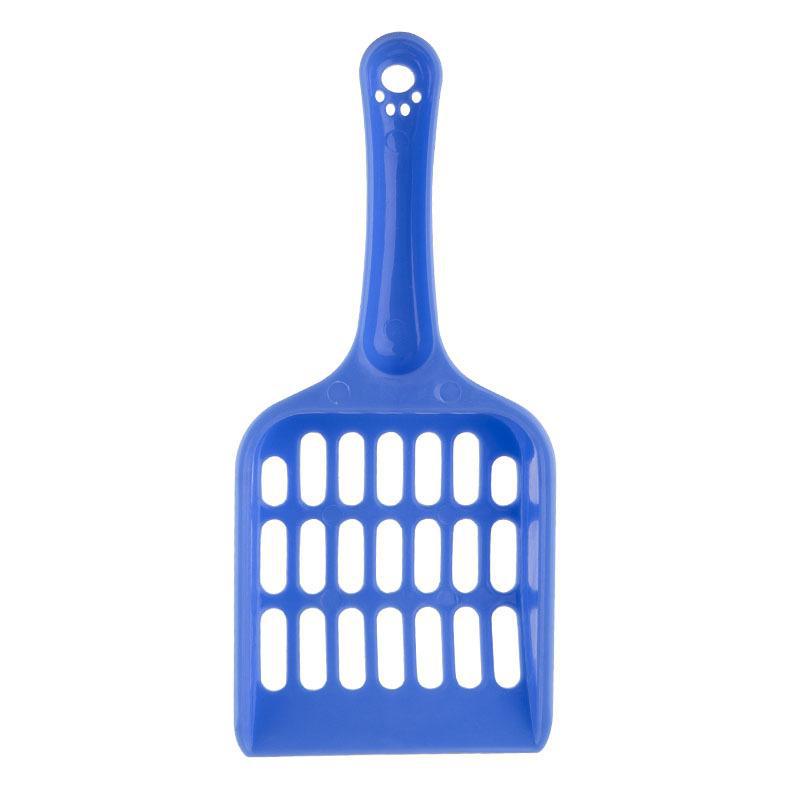 Lopatka na stelivo pro kočky s dlouhou rukojetí s velkými otvory pro tofu stelivo