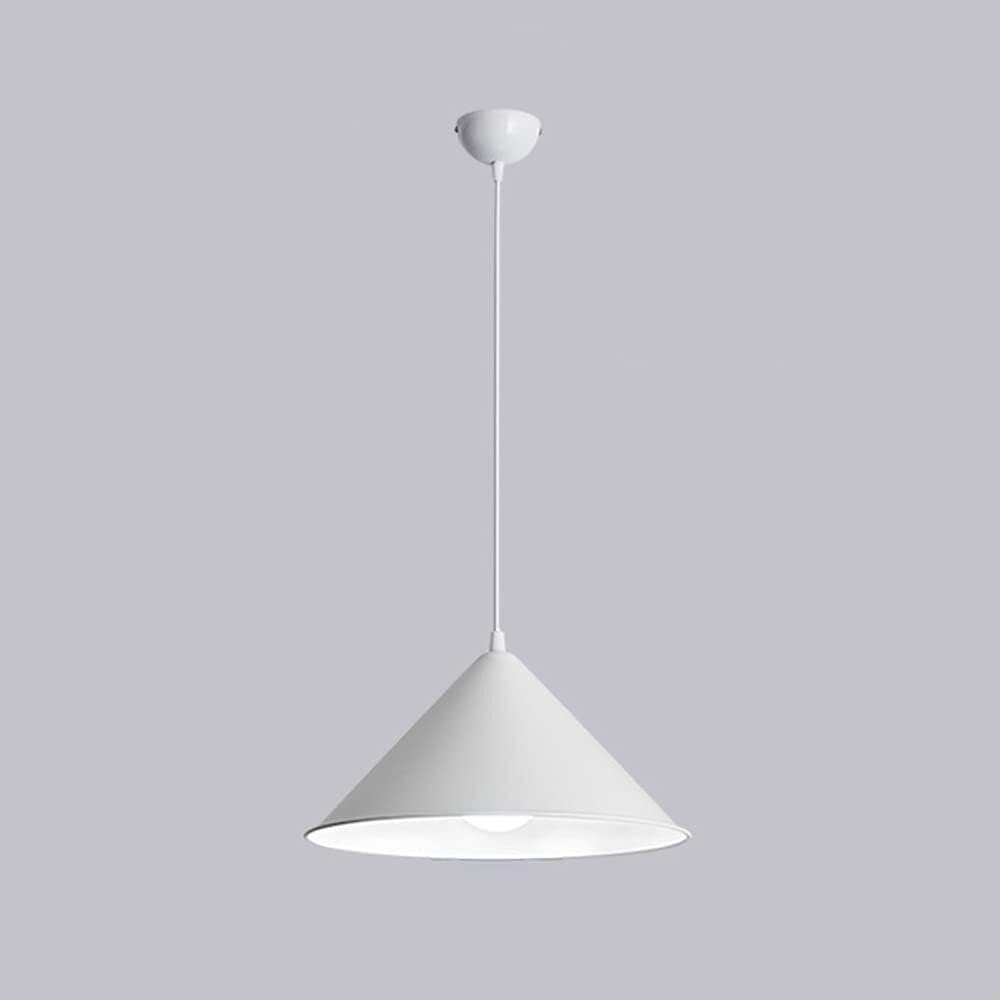 Single Head Creative Bar Minimalist Industrial Style Ceiling Pendant Lamp Nordic Restaurant Chandelier Bedroom Bedside Aluminum Lampshade Pendant