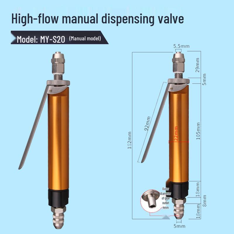 

Jun Ding Ying MY-S20 Precision Manual Dispensing Valve