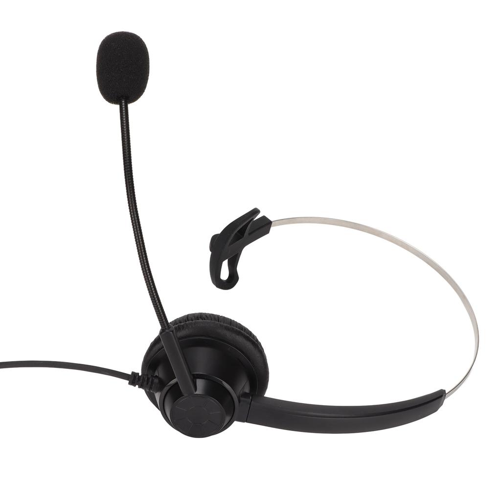 H360‑3.5MV 3,5mm Büro-Headset Monoaurales Callcenter-Headset Unterstützt Lautstärkeregelung und Mikrofonstummschaltung