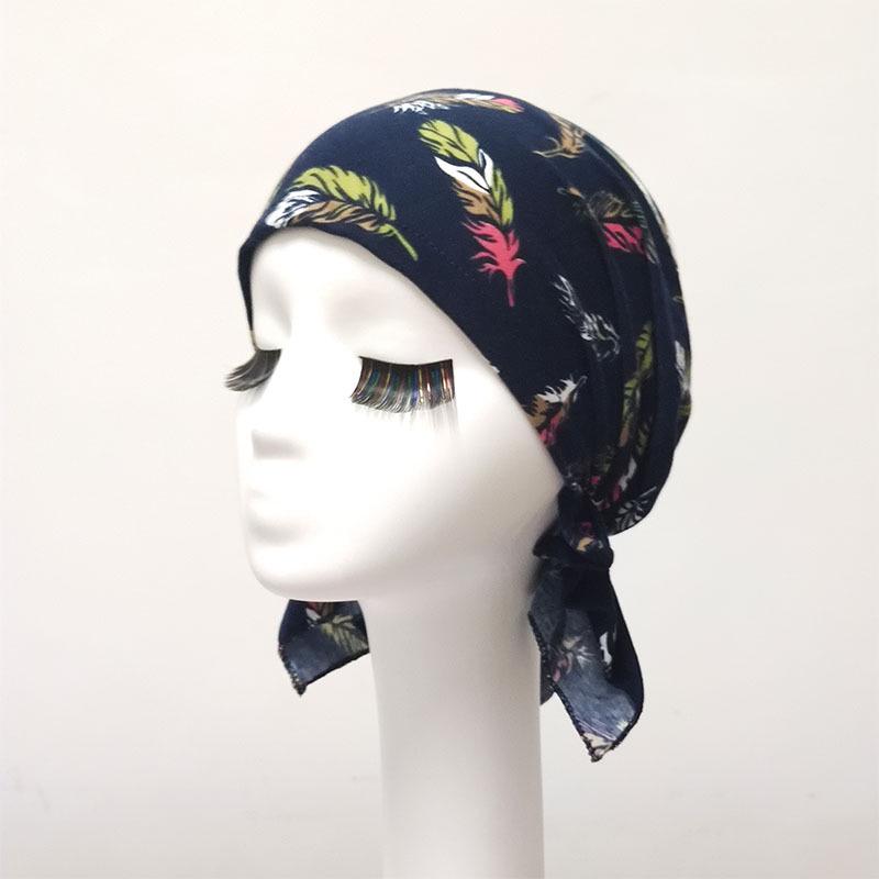 White Pirate Tricorne Bandana Chemotherapy Cap - Thin, Breathable, Adult Headwrap