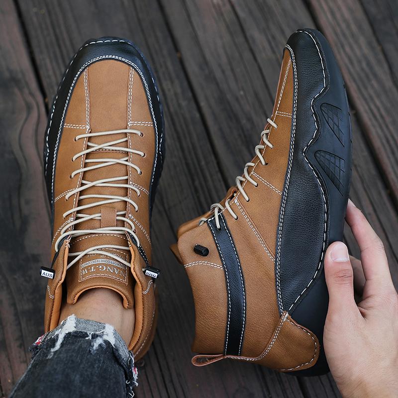 

Мужские лоферы, чехлы для ходьбы, туфли-лодочки, кроссовки для бега, модные, классические, противоскользящие, спортивная обувь, повседневные, ретро, плоская обувь, ботинки, женские 39 коричневый