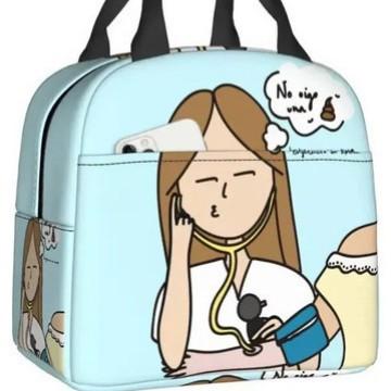 Portable Bento Bag Cartoon Thermal Insulation Bag Aluminum Foil Lunch Bag Student Bento Bag Thickened Thermal Insulation Lunch Box Bag