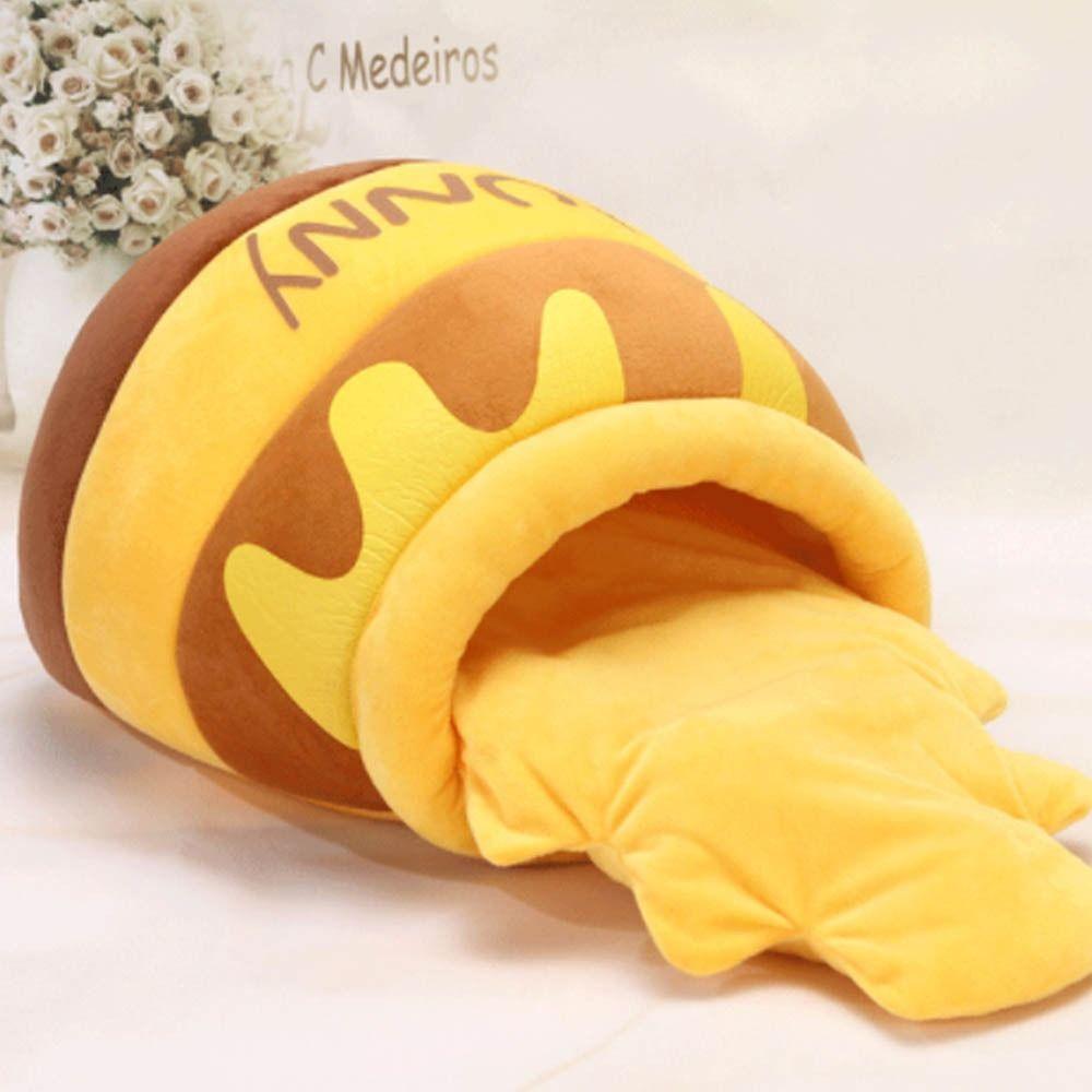 

Теплый плюшевый Four Seasons Honey Jar Shape Dog Supplies Cat Bed Cat Mat Cat House Pet Подушка