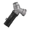 ABSOPRO Engine Heater Hose Assembly HVAC Engine Coolant Hose for Ford Metal Black No. BR3Z8566A/BR3Z8566B/DR3Z8566A/DR3Z8566B T-Connector F-150