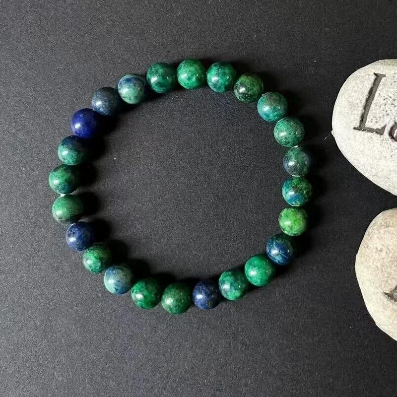 Amethyst Sunstone Lapis Lazuli Tiger Eye Handmade Agate Crystal Green Dongling Bracelet