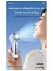 Ice Pack Handheld Turbo Mini USB Fan with Long-Lasting Portable Semiconductor Cooling