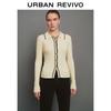 UR Women's French Style Contrast Button Knit Cardigan