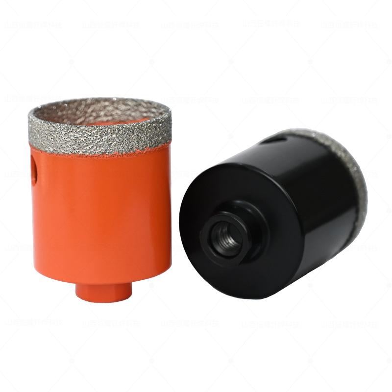 M10 Brazed Diamond Hole Reamer for Angle Grinder Tile Marble Vitrified Brick Anti‑jamming