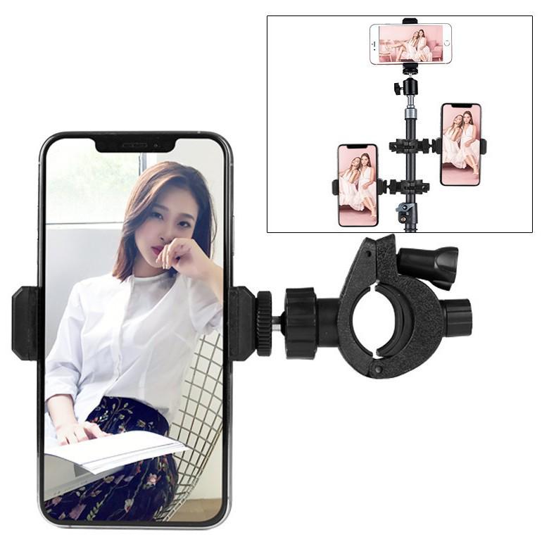 Multi-Angle Phone Stand & Selfie Stick with Universal Clip