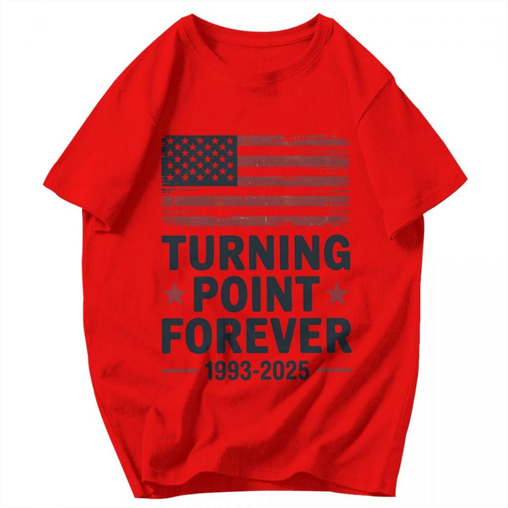 Men T Shirt Turning Point USA Vintage Gifts Y2K Graphic Anime Unisex Clothes T Shirts
