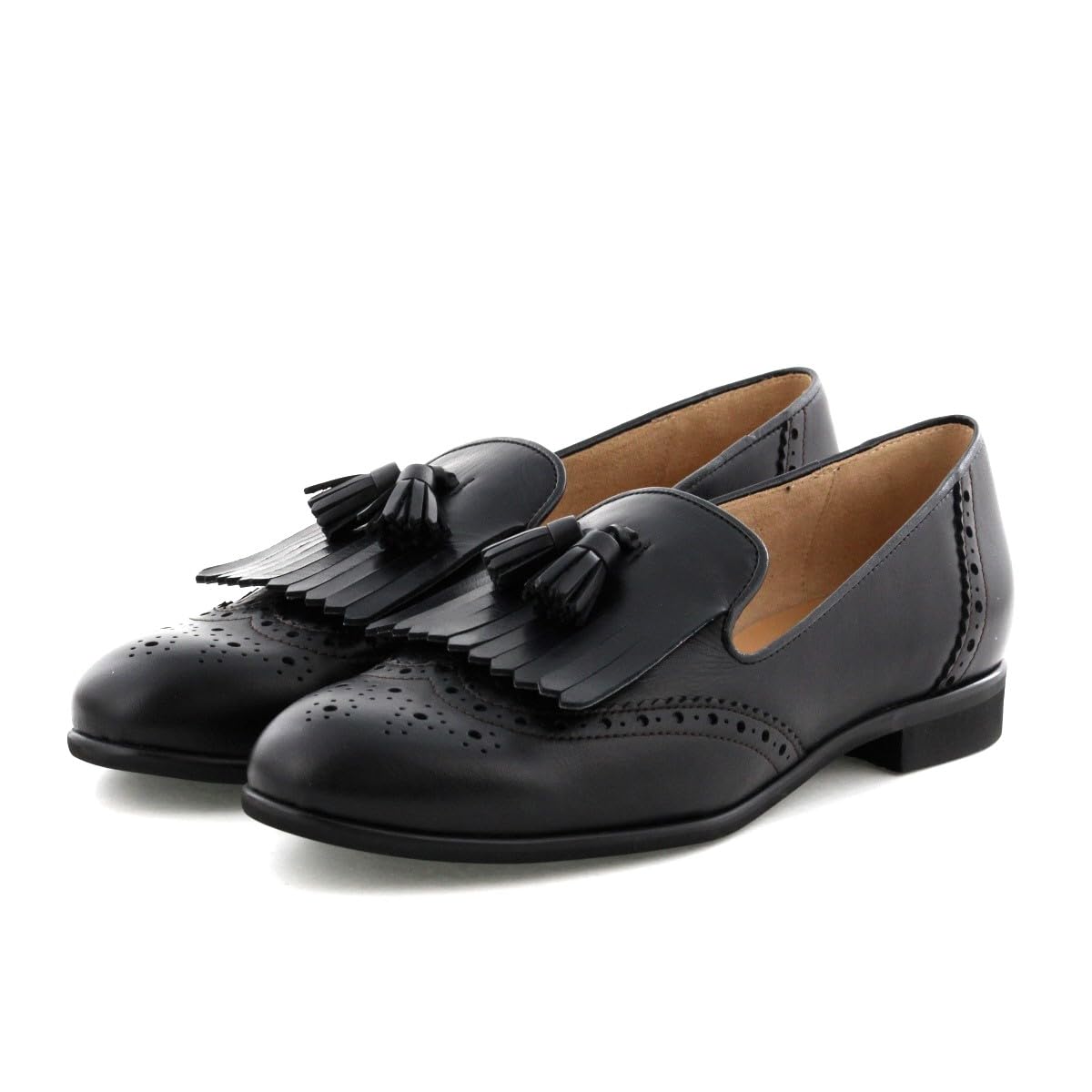 

HIMIKO/Himiko/[WEB Exclusive Design] Medallion Tassel Shoes/631152 Black 225