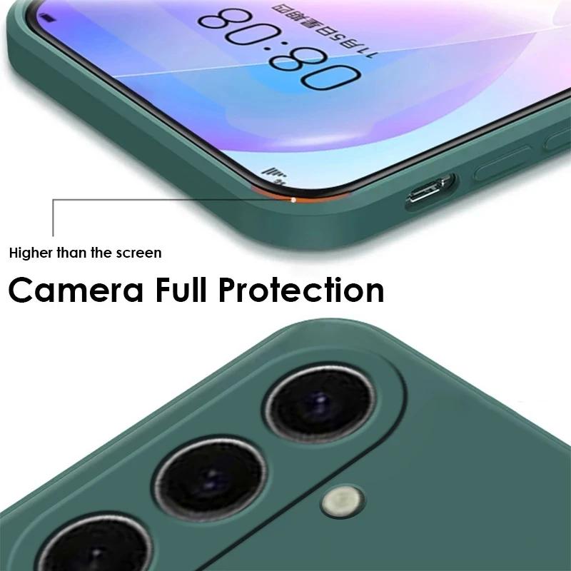 24 Ultra Plus S24Ultra Case Oringal  Liquid Silicone Phone Case For Samsung Galaxy S24 S 24 Ultra Plus S24Ultra Soft Cover