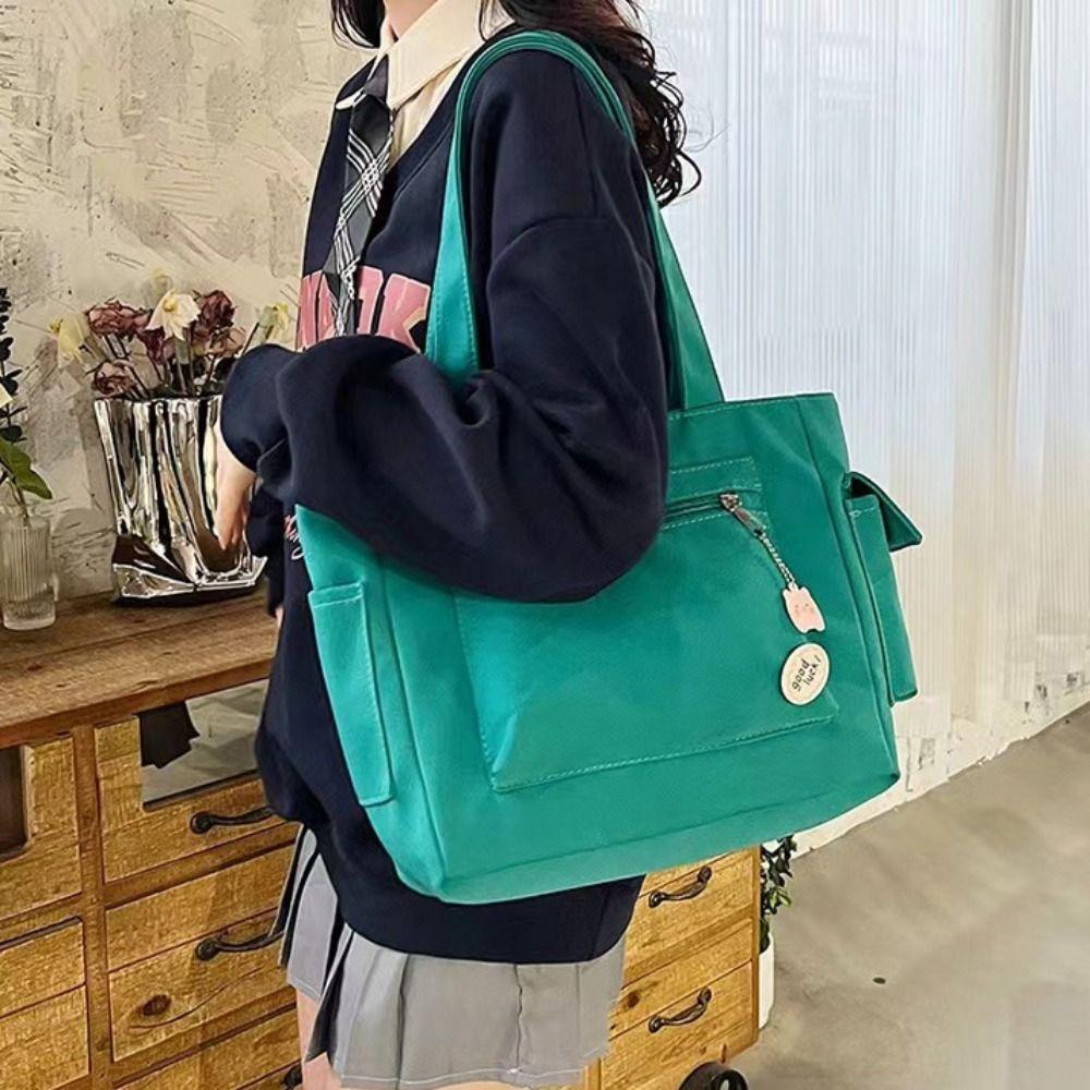 Minority Design Canvas Tote Bag Large Capacity Mommy Bag Oxford Shopping Bag Streetwear