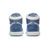 Air Jordan 1 Retro High OG PS Denim Kids Sneakers Blue White Worn-Blue CU0449-104