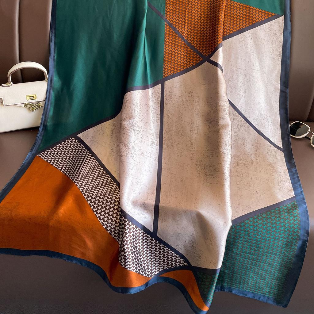 180*90Cm Muffler Luxury Scarf Women Shawls Wraps Spring Hijab Bufanda Foulard Female Bandana Beach Stoles Silk