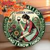 Eisen Schild Vintage 2D Rund Wandkunst Ich Trinke Und Kenne Dinge Bar Café Heimdekor Geschenk Halloween Party