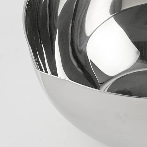 Pearl Metal At Aqua HB-4143 Rimmed Bowl, 12cm, Stainless Steel, Dishwasher Safe
