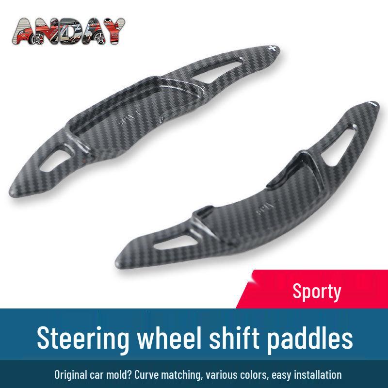 Carbon Fiber Shift Paddles for Subaru Forester, BRZ, Legacy, and WRX Steering Wheel