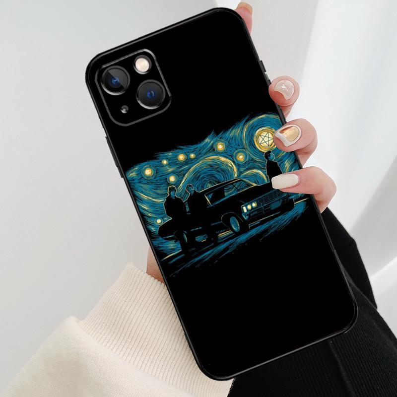 Supernatural Phone Case For iPhone 13 14 15 16 Pro Max 11 12 XS XR X Plus Shockproof Bumper Soft Cover