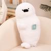 Adorable Seal Plush Toy Lifelike Stuffed Marine Life Sea Otter Gentle Doll Simulation Seal Pillow Cushion Playthings Birth Date Present