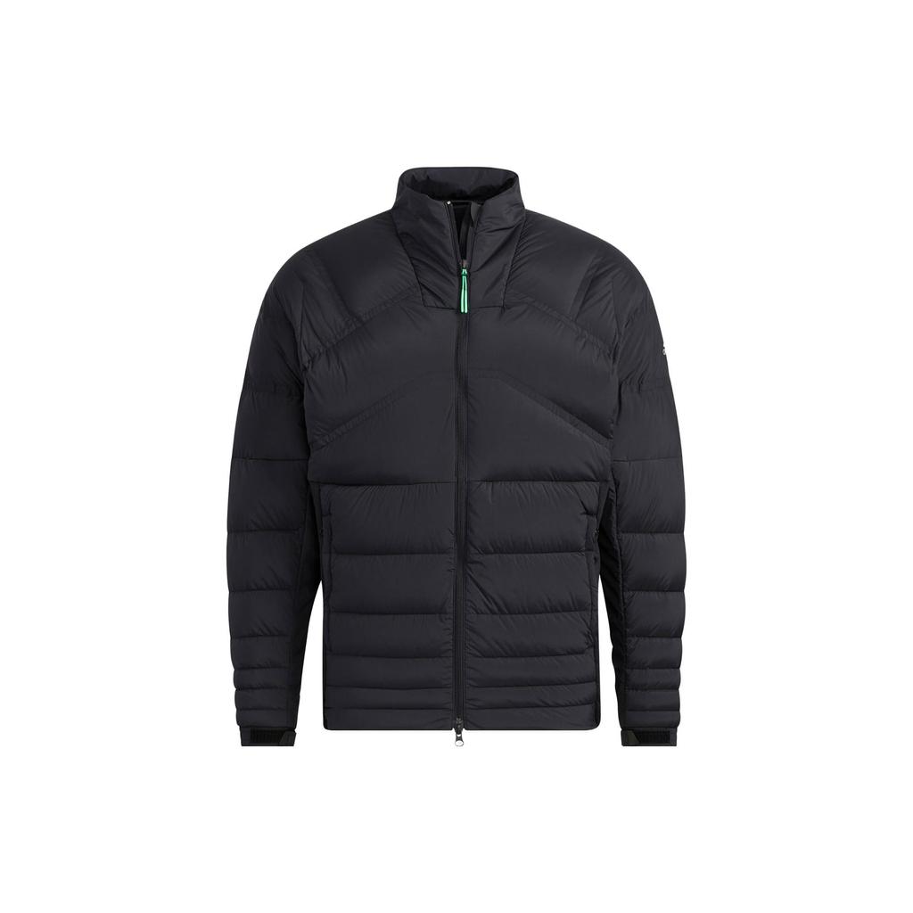 Adidas Solid Color Stand Collar Warm Zipper Casual Sports Down Jacket Men Jacket Black GT3417