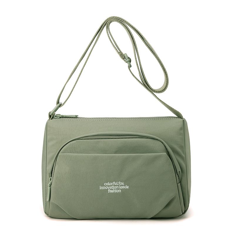 Small square bag, multi-layer women's messenger bag, casual mobile phone bag, nylon bag, women's bag, shoulder bag.