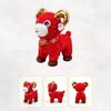 Year Of Goat 2027 Zodiac Goat Figurine Cute Mascot Dolls Plush Goat Doll Cartoon Cotton Filled Goat Stuffed Animal