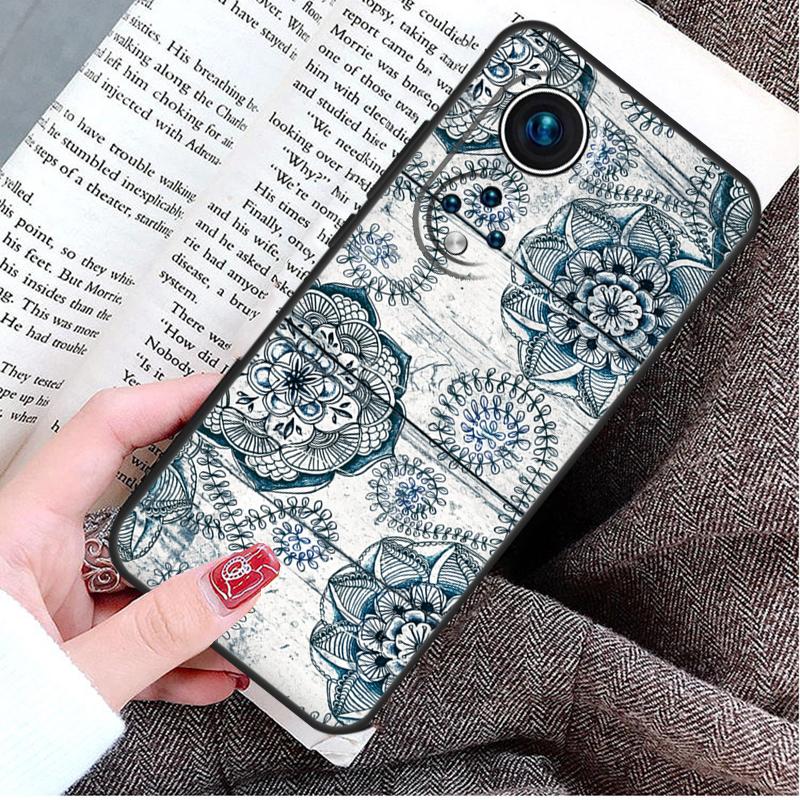 Mandala Wood Floral Case For Honor 90 Lite 70 50 Magic 6 5 Pro Honor X8a X9a X6a X7a X8 X9 X8b X9b Back Cover