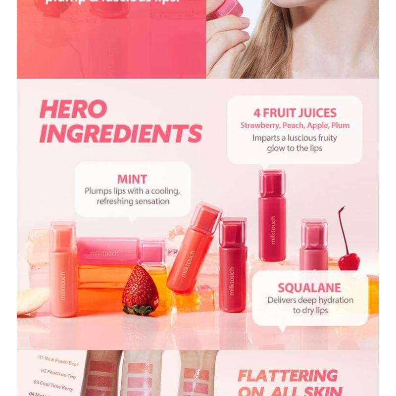 Milk Touch - Jelly Fit Tinted Glow Tint - 10 Colors