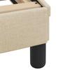 Dover  Bed Frame Cream 120 x 200 cm Fabric