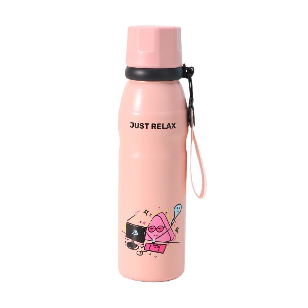 Large Capacity Cartoon Insulation Cup 650ml Thermos Water Bottle Cute Vacuum Flask  Children