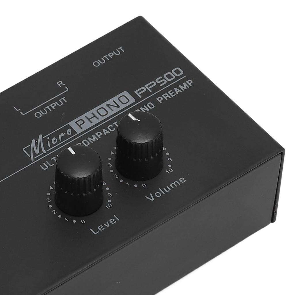 Ongwan Phonograph Preamplifier for Record Players, Independent Volume Control, Ultra-Low Noise, RIAA Equalization Phono Preamplifier ()