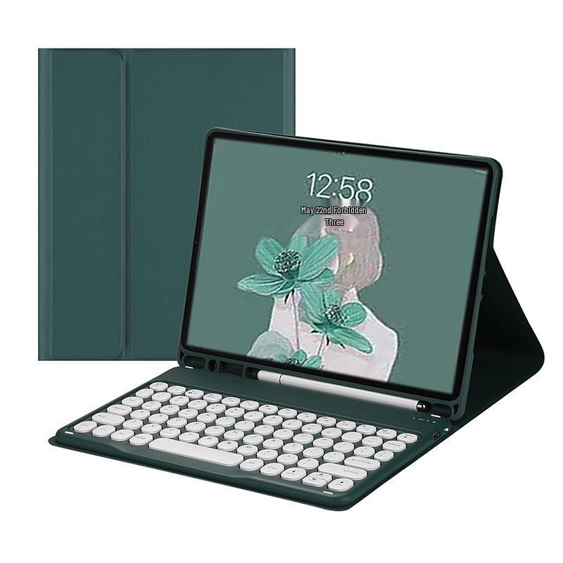 

2025 iPad 11 (A16) Round Cap Bluetooth Keyboard Case with Protective Shell iPad Pro 11 (2024)