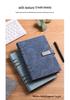 Caiet cu inele format A5 cu blocnotes detașabil personalizabil - Jurnal de birou pentru afaceri