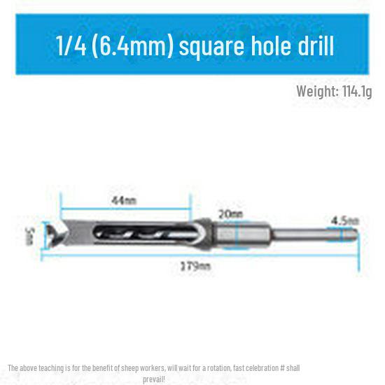 

Высококачественное британское удлиненное сверло для квадратных отверстий по дереву с набором из 4 сверл для точной обработки древесины.