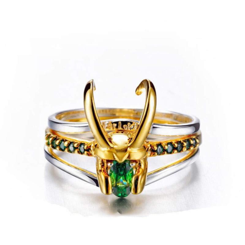Valentine s Day Loki & Thor Jewelry Set: Versatile 3-Piece Ring Collection