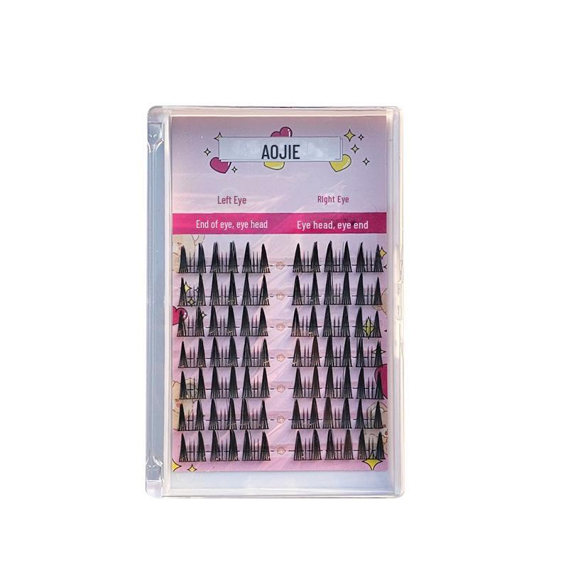 Lazy Trilogy Mink Velvet False Eyelashes: Soft, Natural Single Cluster for Novices
