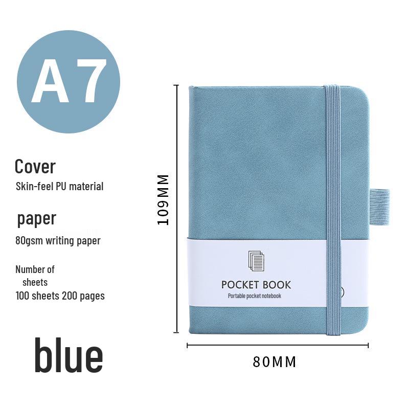 A5/A6 Ribbon Binding Business Notebook with Elastic Band and Customizable Logo