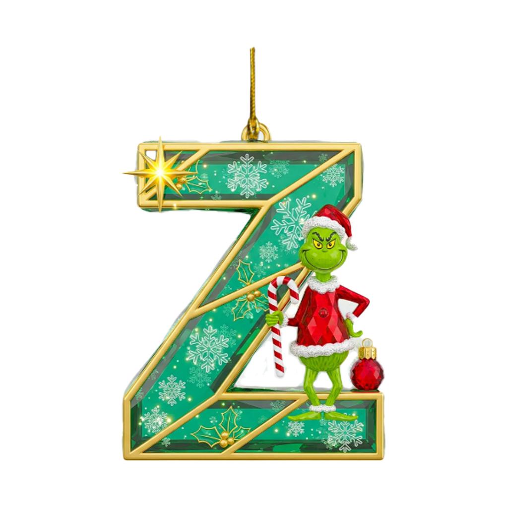 2D Christmas Decoration Pendant Christmas Tree Tag Theme Party Crafts Ornament