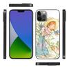 Etui na telefon komórkowy dla iPhone 14 12 Mini 11 Pro X Xs Max Xr 8 7 6 6s Plus Czarne TPU Fundas Silikonowe Capa Wzór Sarah Kay