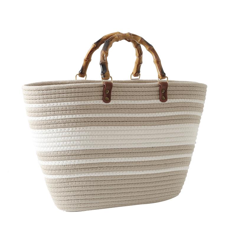 Stroh-Strandhandtaschen für Frauen Designer-Luxus-Häkeltaschen im Bohemia-Stil aus Raffia-Rattan mit großer Kapazität