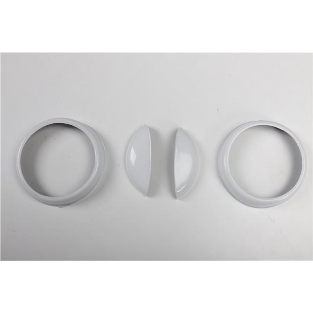 Copertura Protettiva Per Maniglia Portiera Auto - Per Smart 451 Fortwo, Coppia Di Coperchi Decorativi In Nero