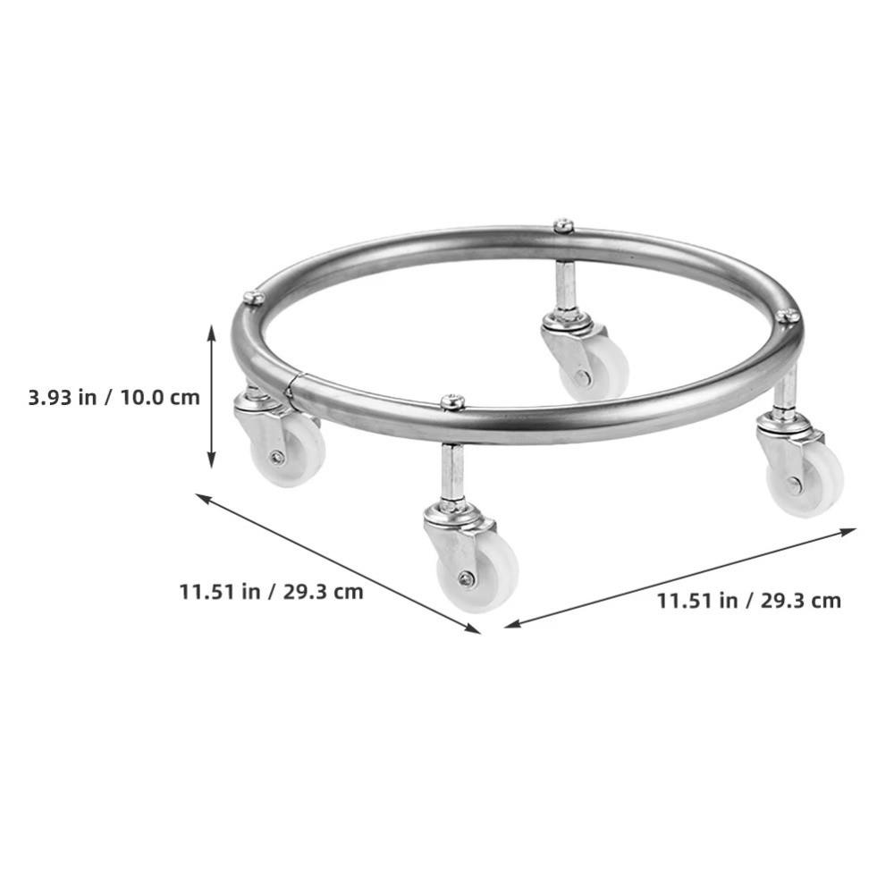 Mit Rädern Materialhandhabungstablett Edelstahl Aufbewahrungstablett Propanflaschenhalter Heimgebrauch