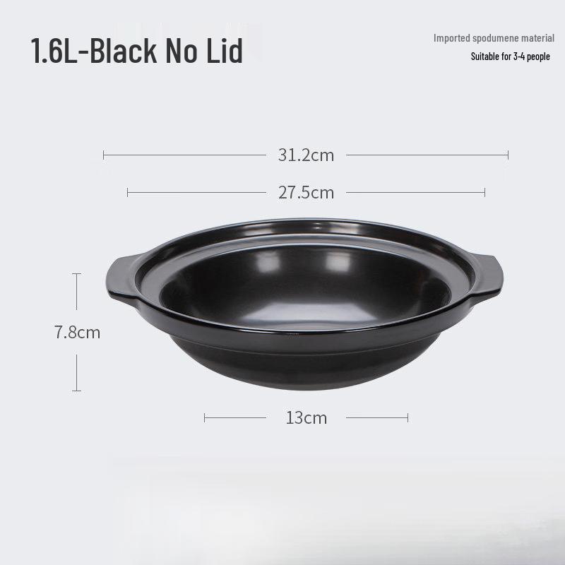 

LIEI Commercial Ceramic Shallow Casserole