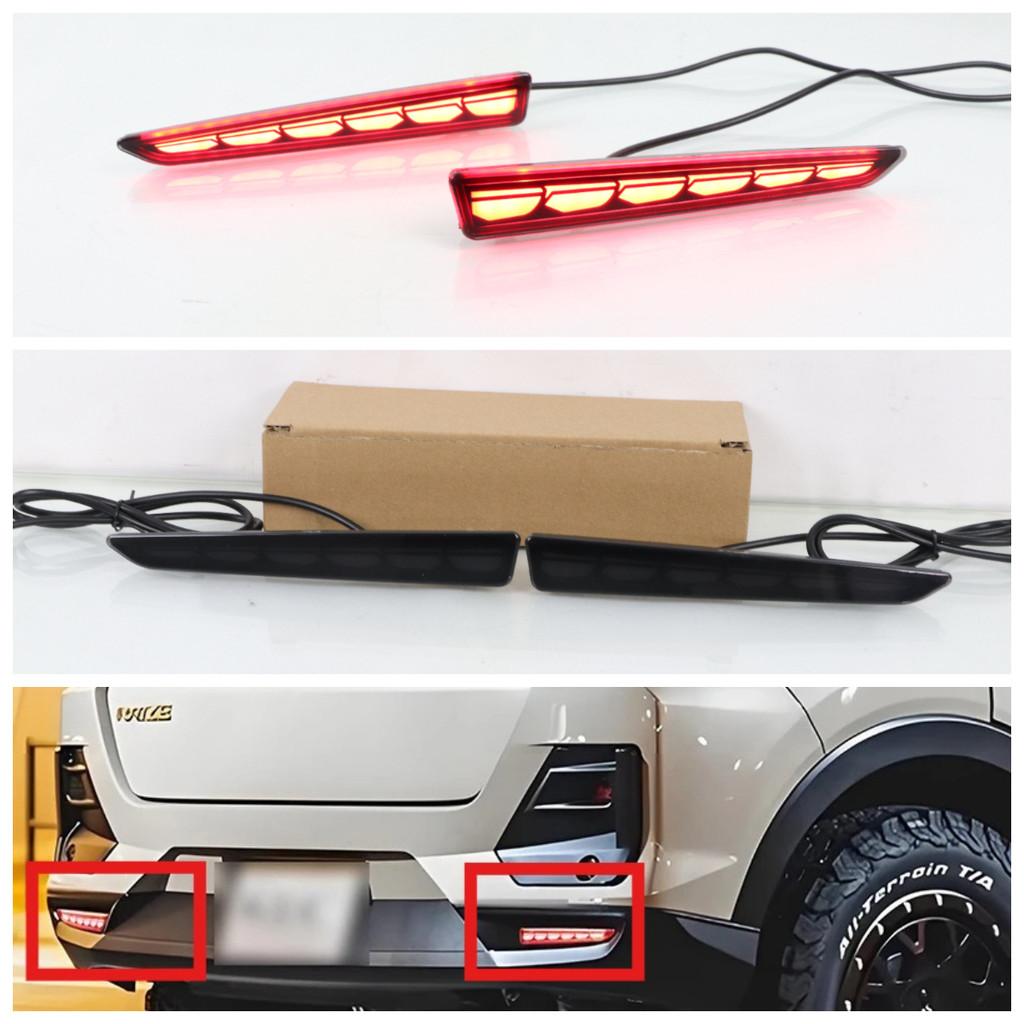 Car LED 12V Rear Bumper Fog Lamps for Toyota Raize Daihatsu Tanto 2019-2021 Brake Light Turn Signal Backup Reflector Lamp