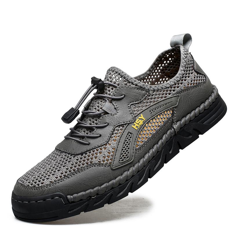 Scarpe casual da esterno traspiranti estive Scarpe da ginnastica da uomo Scarpe da passeggio antiscivolo Mocassini Scarpe da uomo